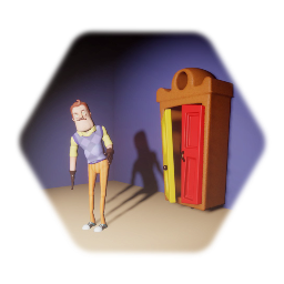Accurate Hello Neighbor Cupboard