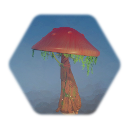 Large mushroom tree
