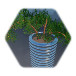 Potted Plant (Corrugated Metal)