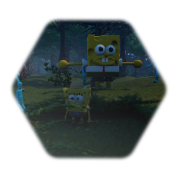 Help sponge bob defend against the haters