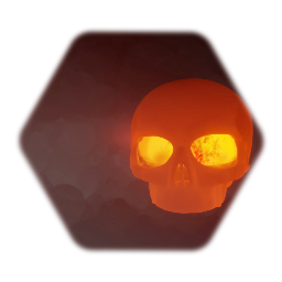 Flaming Skull