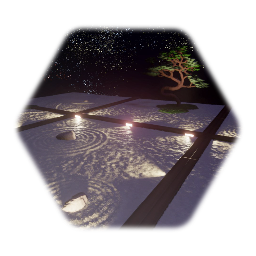 Japanese rock garden