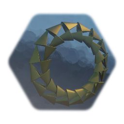 a ring - the one - golden - could also be a wheel or doorway ;)