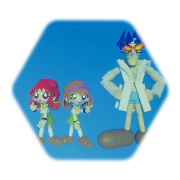 Yamada, Kato & Nakamura (Disney Infinity style)