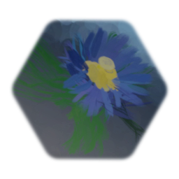 Blue flower