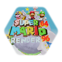 Mario - SM64 render 96 / SM64 co-op deluxe/SM64