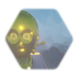 STAR WAR  CP3O  Race car