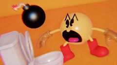 Pac-man puts the in a bomb and hes Explosion ohio