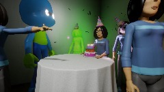 the real  Zua's BIRTHDAY today everyone. (with a clown!)