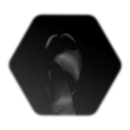 Ghost face model <colour=#9bbec7><colour=#9bbec7>stylised