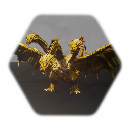 The war of Kaijus 2 ( King Ghidorah ) Redux