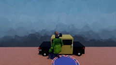 The Peter go in táxi