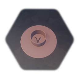 Light Cap 1:V (Alphabet)(For Changing Shape Emitted From Light)