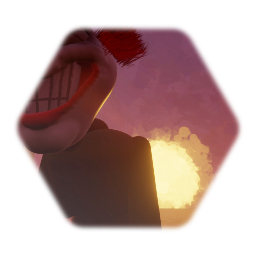 zombie puppet as a clown <normal