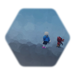 Fnaf foxy but is glitch wars e6 foxy vs Sans the end