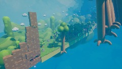 Olly's bubble land: Falling forest.