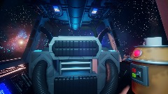 Spaceship Cockpit For Video Chat Background