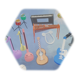 楽器セットMusical instrument set with gimmick