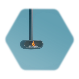 CozyMe Hanging Flute Fireplace