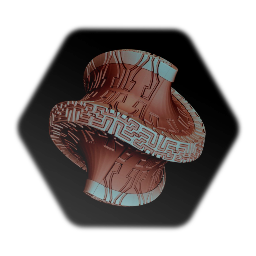 Decorated Beveled Sphericon