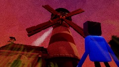 On the windmill Lighthouse island