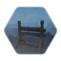 Medieval weapon rack B