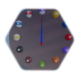 Billiard clock