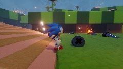 Sonic but i was almost out of graphics memory so yeah