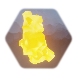 Yellow Glowing Crystal