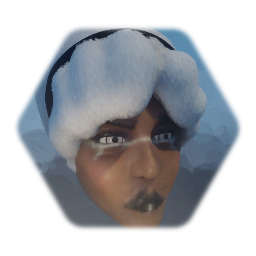 Girl Face White Hair