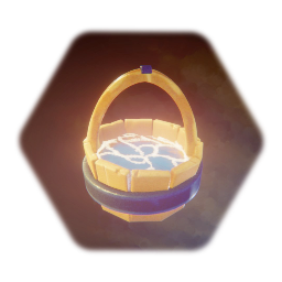 Wooden Bucket with Handle