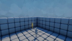 Q.U.B.E-style walls And floor