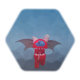 Red monster imposter ( created by me)
