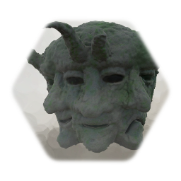 Ancient Three Head Statue