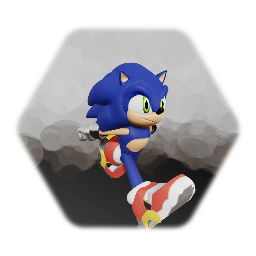 Sonic running (sonic rebellion animation test)