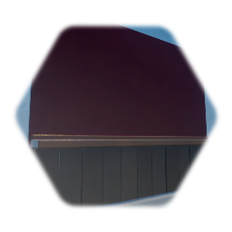 Red Wall with Counter