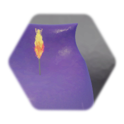 Lit Animated Candle