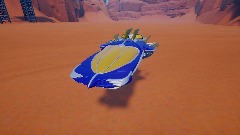 The Blu476 Hover Craft Ship Canyon Race