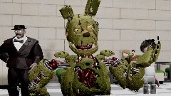 Springtrap Tries To Order A Burger At Starbucks. (REAL)