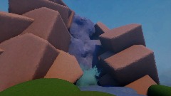 Waterfall scene WIP