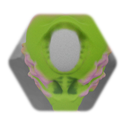 Alien Head Sculpture