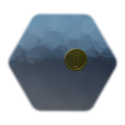 Mario 64 beta Style Collectable Gold Coin