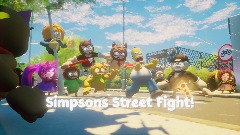 Simpsons Street Fight!