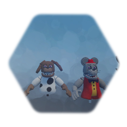 Chuck e cheese pizza time theater character's