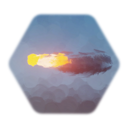 Burning Meteor