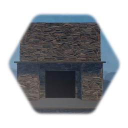 Stone Fireplace Mantel