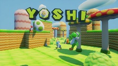 Custom Yoshi Game Title Screen Template