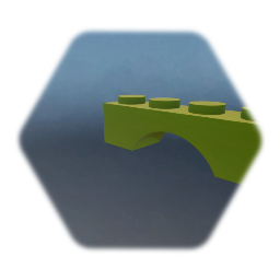 YellowBrick 1x4 brick modified arch