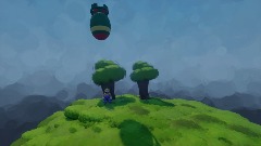 Wario dies by a nuke