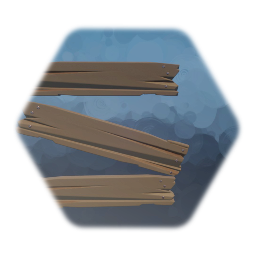 Wooden barricade